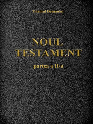 cover image of Noul Testament